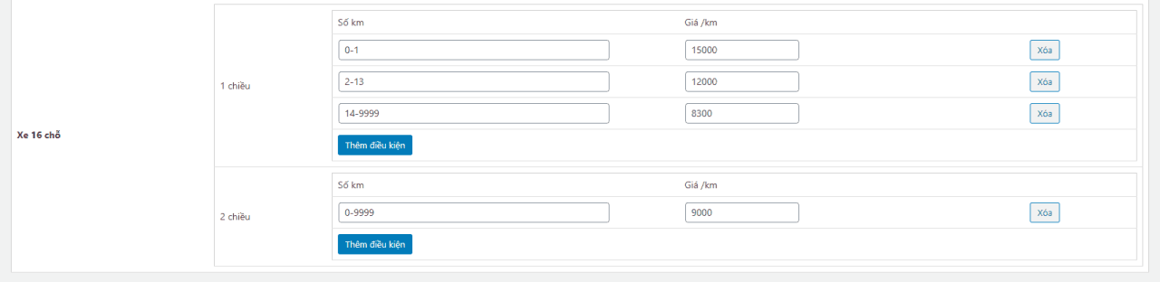 Plugin đặt xe online dành cho website WordPress