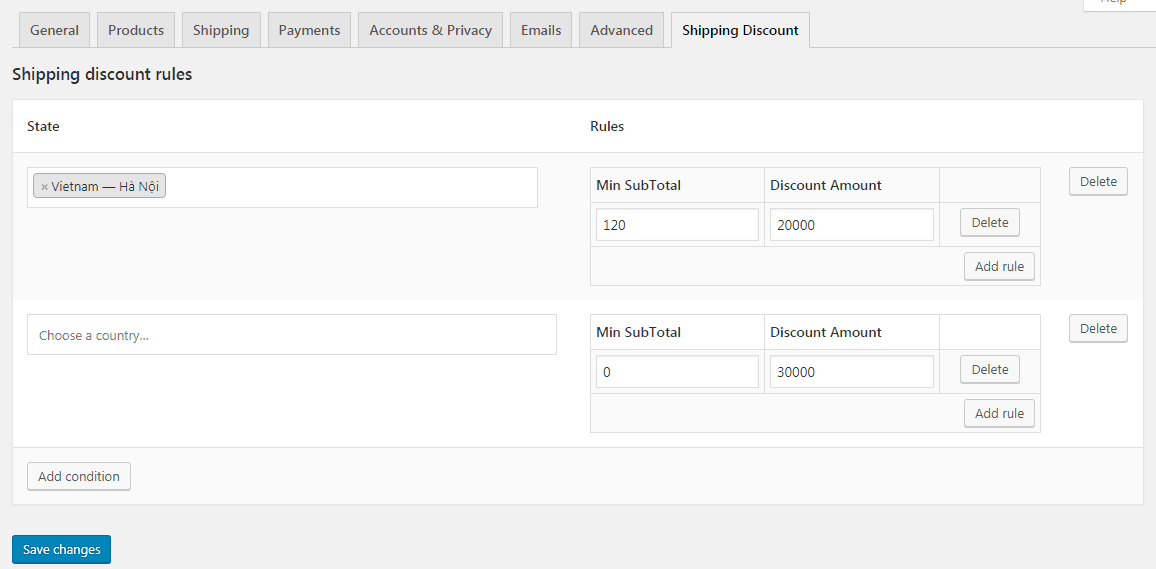Plugin Shipping Discount – Trợ giá vận chuyển cho khách