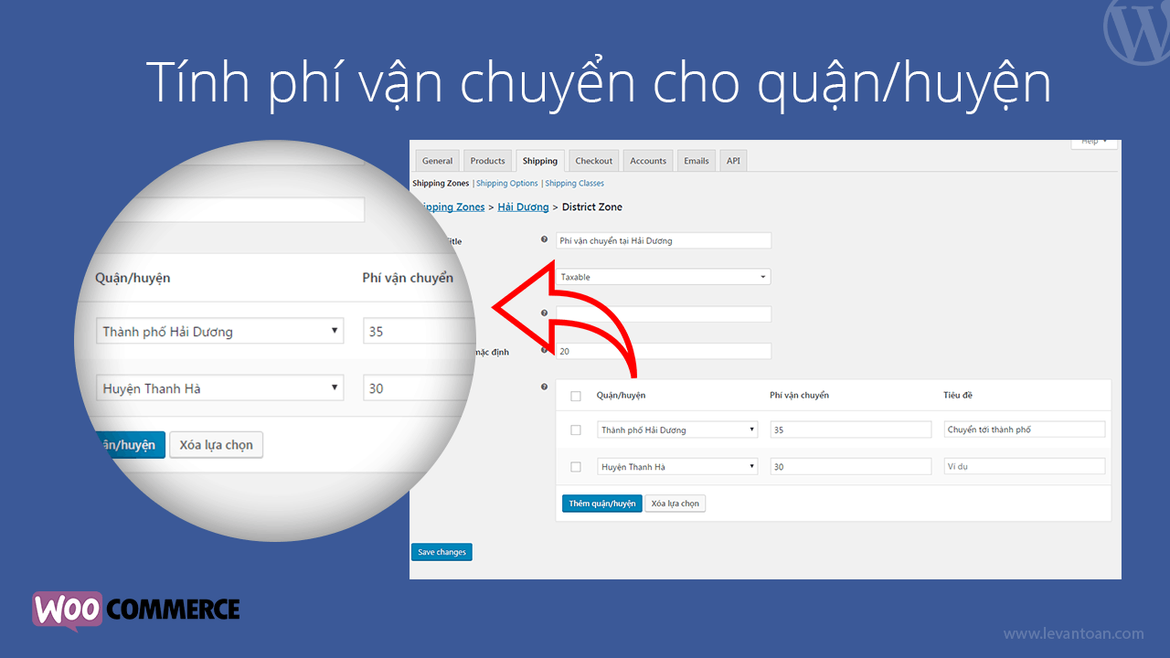 plugin tinh phi van chuyen cho quanhuyen trong woocommerce 11